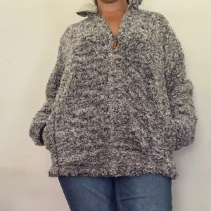 sherpa souther shirt pullover size small